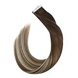 Extensiones de cabello humano Remy de Ugeat, alisado brasileño, 36 a 61 cm